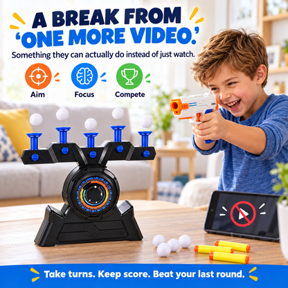 Floating Target Challenge Game – USB Powered Foam Dart Shooting Set