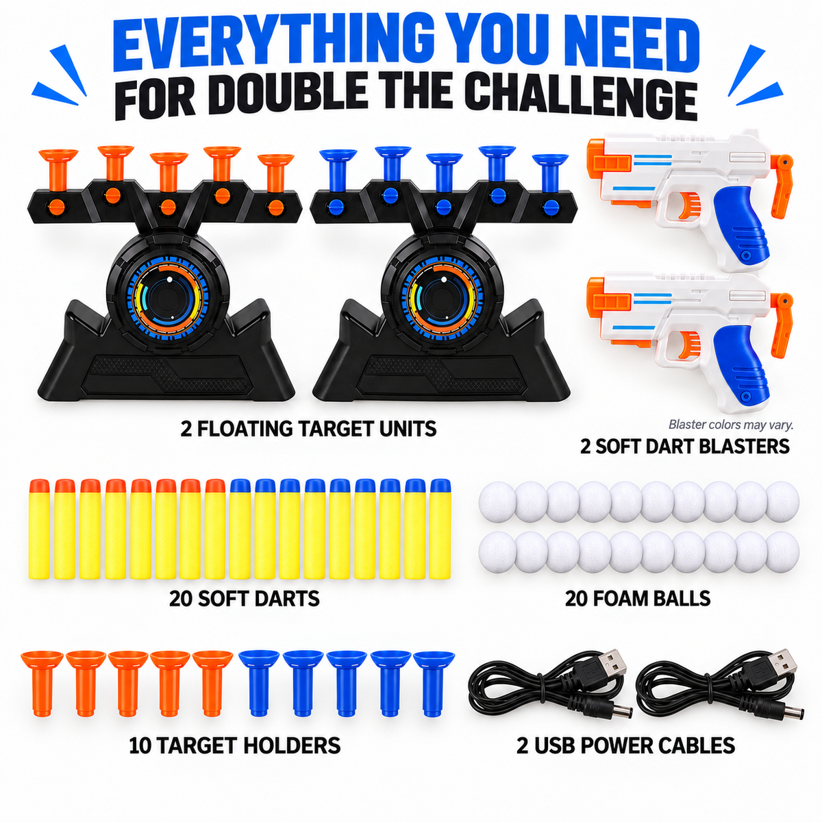 Floating target game presented as a Christmas or birthday gift