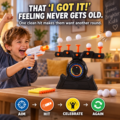 Floating Target Challenge Game – USB Powered Foam Dart Shooting Set