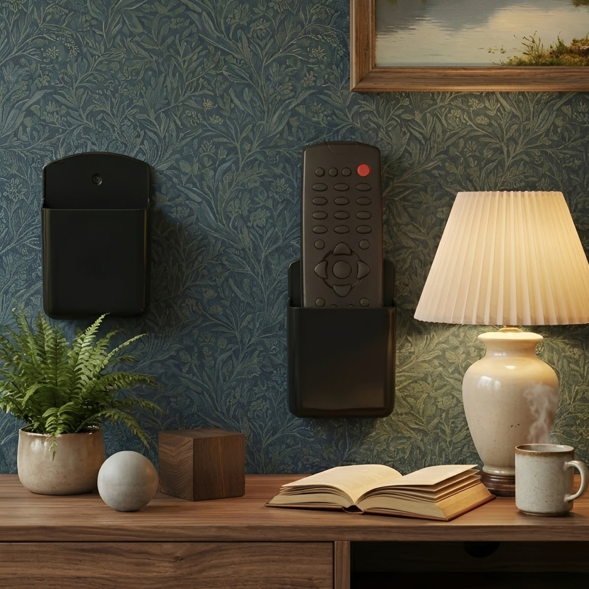 Wall-Mounted Remote Control Holder